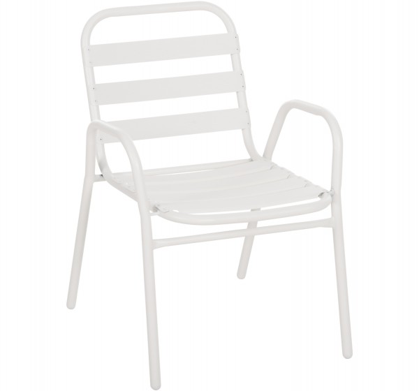 ΚΑΡΕΚΛΑ PRELUDE HM5970.02 ΜΕΤΑΛ.ΣΚΕΛΕΤΟΣ-ΠΛΑΤΗ & ΚΑΘΙΣΜΑ ΑΛΟΥΜΙΝΙΟ-ΛΕΥΚΗ 54x56x79Υεκ