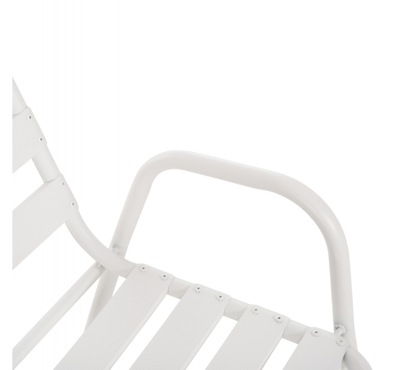 ΚΑΡΕΚΛΑ PRELUDE HM5970.02 ΜΕΤΑΛ.ΣΚΕΛΕΤΟΣ-ΠΛΑΤΗ & ΚΑΘΙΣΜΑ ΑΛΟΥΜΙΝΙΟ-ΛΕΥΚΗ 54x56x79Υεκ