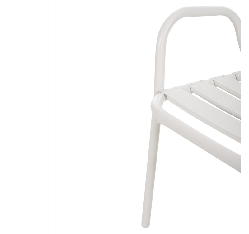 ΚΑΡΕΚΛΑ PRELUDE HM5970.02 ΜΕΤΑΛ.ΣΚΕΛΕΤΟΣ-ΠΛΑΤΗ & ΚΑΘΙΣΜΑ ΑΛΟΥΜΙΝΙΟ-ΛΕΥΚΗ 54x56x79Υεκ