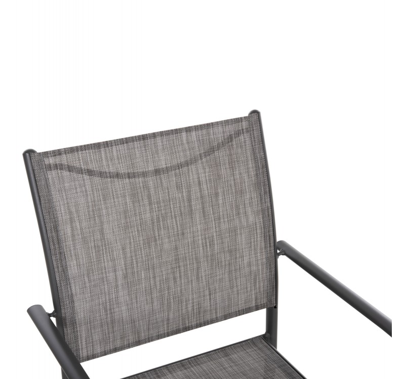 ΠΟΛΥΘΡΟΝΑ ΕΞ.ΧΩΡΟΥ REDAN HM5976.01 ΜΕΤΑΛΛΟ ΓΚΡΙ-TEXTILENE ΓΚΡΙ 56x60x88Υεκ