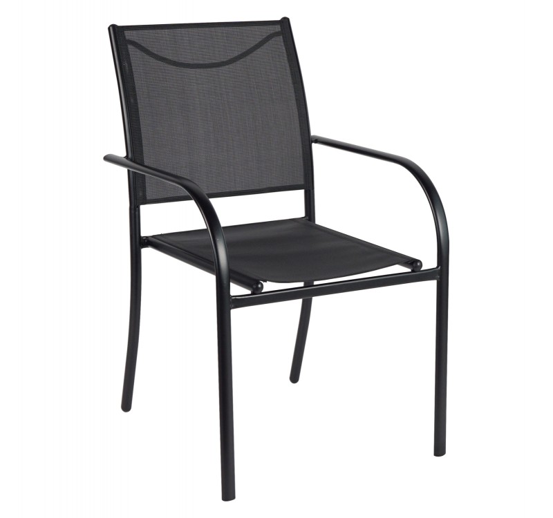 ΠΟΛΥΘΡΟΝΑ ΕΞ.ΧΩΡΟΥ REDAN HM5976.03 ΜΕΤΑΛΛΟ ΜΑΥΡΟ-TEXTILENE ΜΑΥΡΟ 56x60x88Υεκ