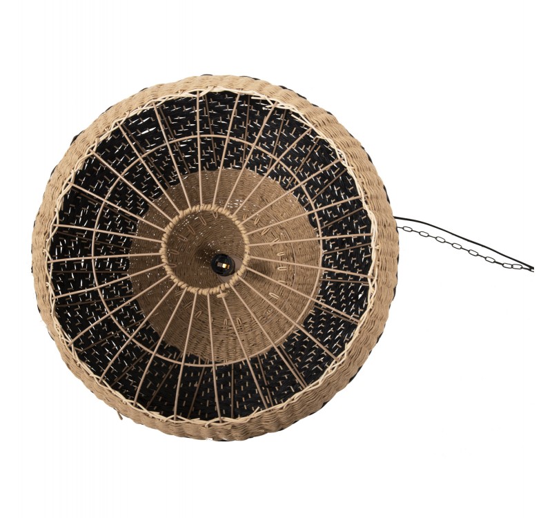 ΦΩΤΙΣΤΙΚΟ ΟΡΟΦΗΣ ΚΡΕΜΑΣΤΟ HM4354 ΦΥΣΙΚΟ RAΤΤΑΝ-PAPER ROPE-ΦΥΣΙΚΟ&ΜΑΥΡΟ Φ54x42-145Υεκ.