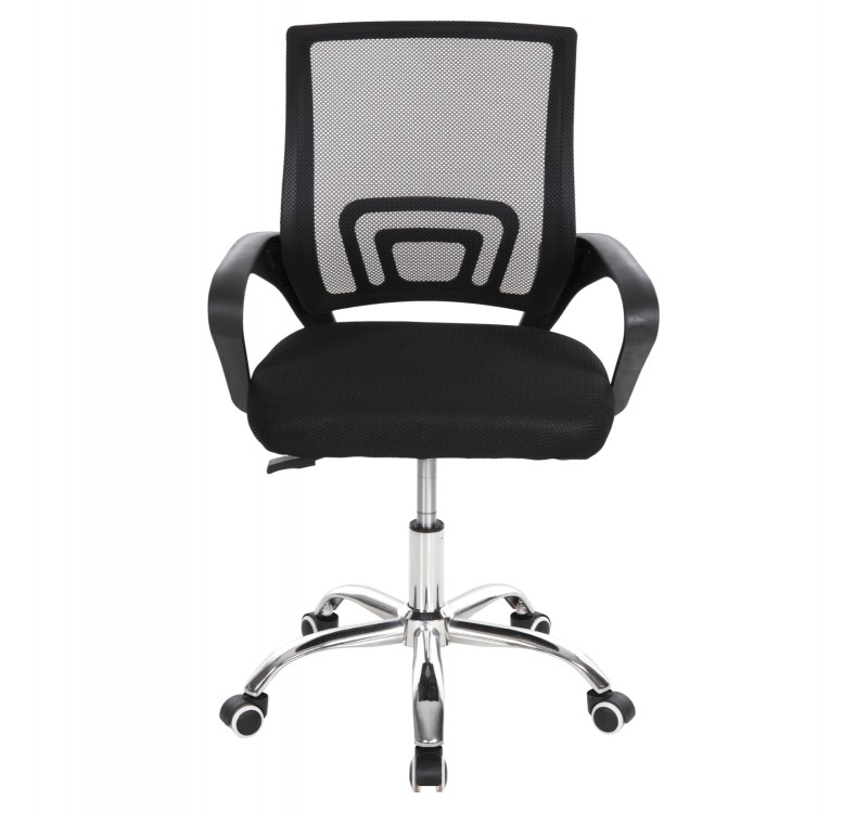 ΚΑΡΕΚΛΑ ΓΡΑΦΕΙΟΥ BRISTONE HM1058.31 ΠΟΔΙ ΧΡΩΜΙΟΥ-ΜΑΥΡΗ 56x53x93Υεκ.