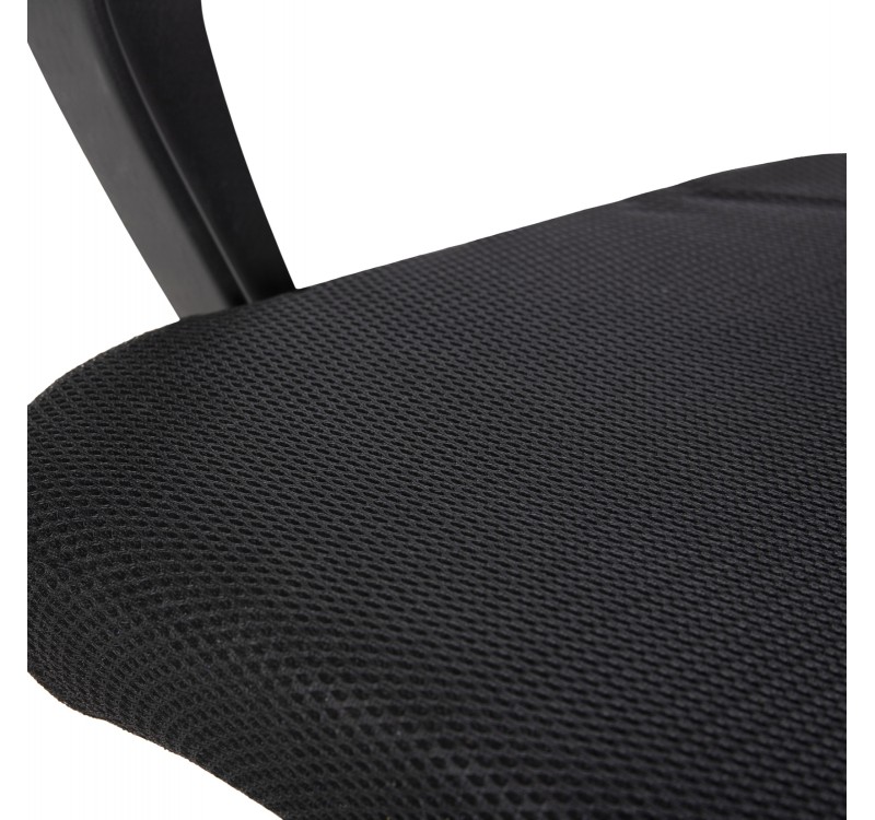ΚΑΡΕΚΛΑ ΓΡΑΦΕΙΟΥ TRAIL HM1192 ΜΑΥΡΟ MESH-ΠΟΔΙ ΧΡΩΜΙΟΥ 64x55x98,5Υεκ.