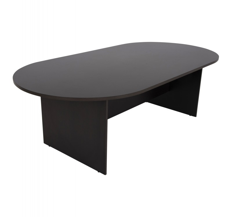 ΓΡΑΦΕΙΟ ΣΥΝΕΔΡΙΑΣΕΩΝ ΟΒΑΛ SIENNA HM2134.02 ΜΕΛΑΜΙΝΗ ΣΕ WENGE 240x120x75Υεκ.