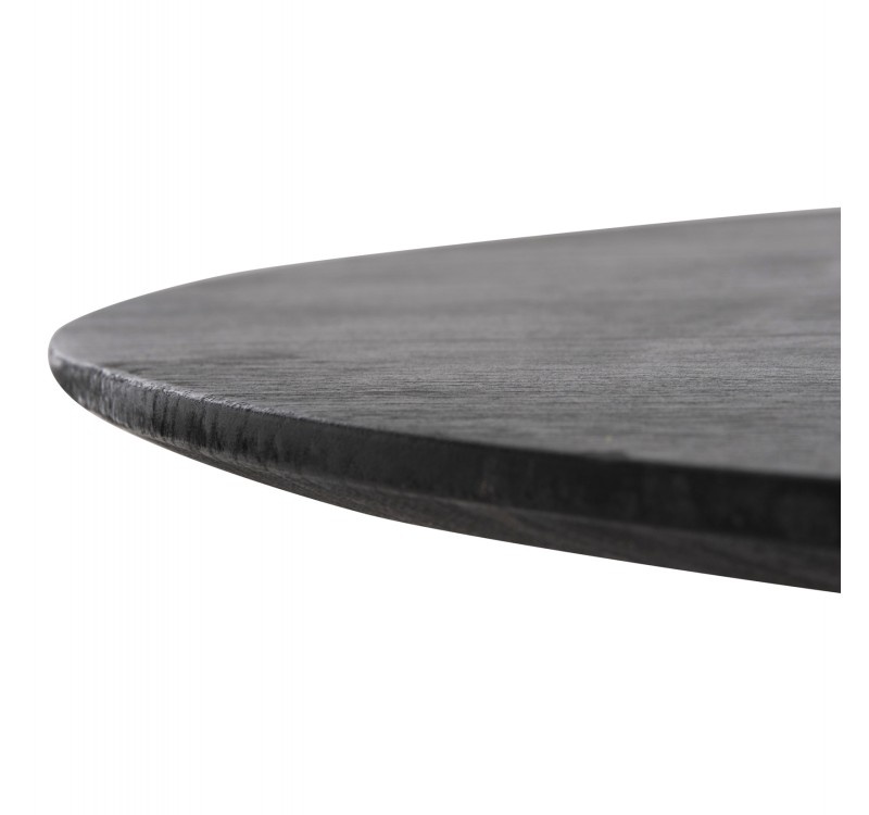 ΤΡΑΠΕΖΙ ΤΡΑΠΕΖΑΡΙΑΣ FRANTZ HM9388.12 ΜΑΣΙΦ MINDI ΞΥΛΟ ΣΕ ΜΑΥΡΟ Φ120X76,5Υεκ.