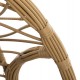 ΔΙΠΛΗ ΚΡΕΜΑΣΤΗ ΦΩΛΙΑ ME ΥΠΟΠΟΔΙΟ GRACIE HM5754.02 ΜΠΕΖ ΣΥΝΘ.RATTAN-ΓΚΡΙ ΜΕΤΑΛ.ΣΚΕΛΕΤΟΣ Φ120x200Υεκ