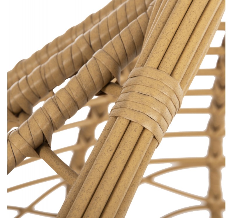 ΜΟΝΗ ΚΡΕΜΑΣΤΗ ΦΩΛΙΑ ME ΥΠΟΠΟΔΙΟ GRACIE HM5755.02 ΜΠΕΖ ΣΥΝΘ.RATTAN-ΓΚΡΙ ΜΕΤΑΛ.ΣΚΕΛΕΤΟΣ Φ104x200Υεκ