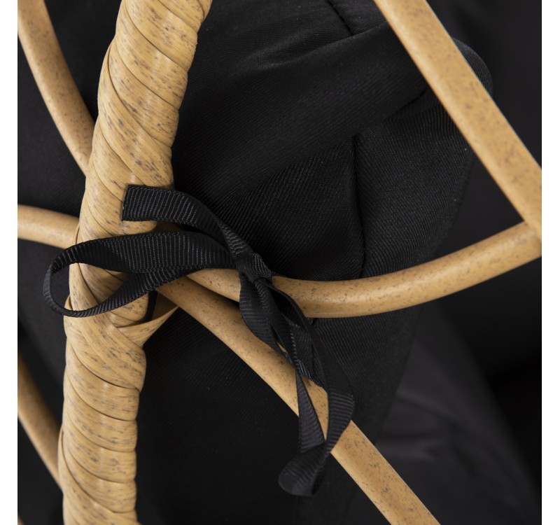 ΜΟΝΗ ΚΡΕΜΑΣΤΗ ΦΩΛΙΑ ME ΥΠΟΠΟΔΙΟ GRACIE HM5755.02 ΜΠΕΖ ΣΥΝΘ.RATTAN-ΓΚΡΙ ΜΕΤΑΛ.ΣΚΕΛΕΤΟΣ Φ104x200Υεκ
