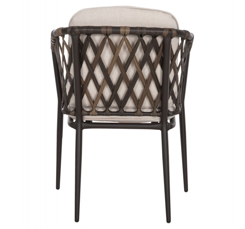 ΠΟΛΥΘΡΟΝΑ ΑΛΟΥΜΙΝΙΟΥ BOLLY HM6080 ΚΑΦΕ-ΣΥΝΘ.RATTAN ΚΑΦΕ-ΜΠΕΖ ΜΑΞΙΛΑΡΙΑ 58,5x67x86Υεκ