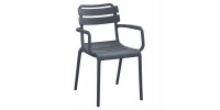 ΠΟΛΥΘΡΟΝΑ ΠΟΛΥΠΡΟΠΥΛΕΝΙΟΥ PHILLY HM6123.03 ΓΚΡΙ 58,5x49x83,5Υεκ.