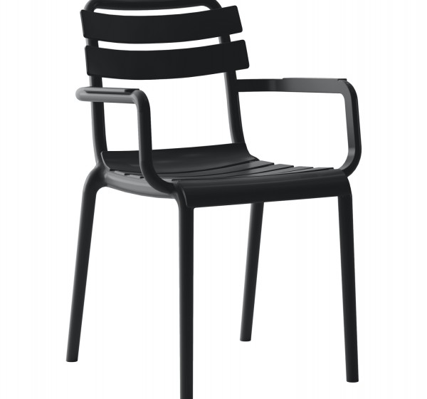 ΠΟΛΥΘΡΟΝΑ ΠΟΛΥΠΡΟΠΥΛΕΝΙΟΥ PHILLY HM6123.02 ΜΑΥΡΟ 58.5x49x83.5Υεκ.