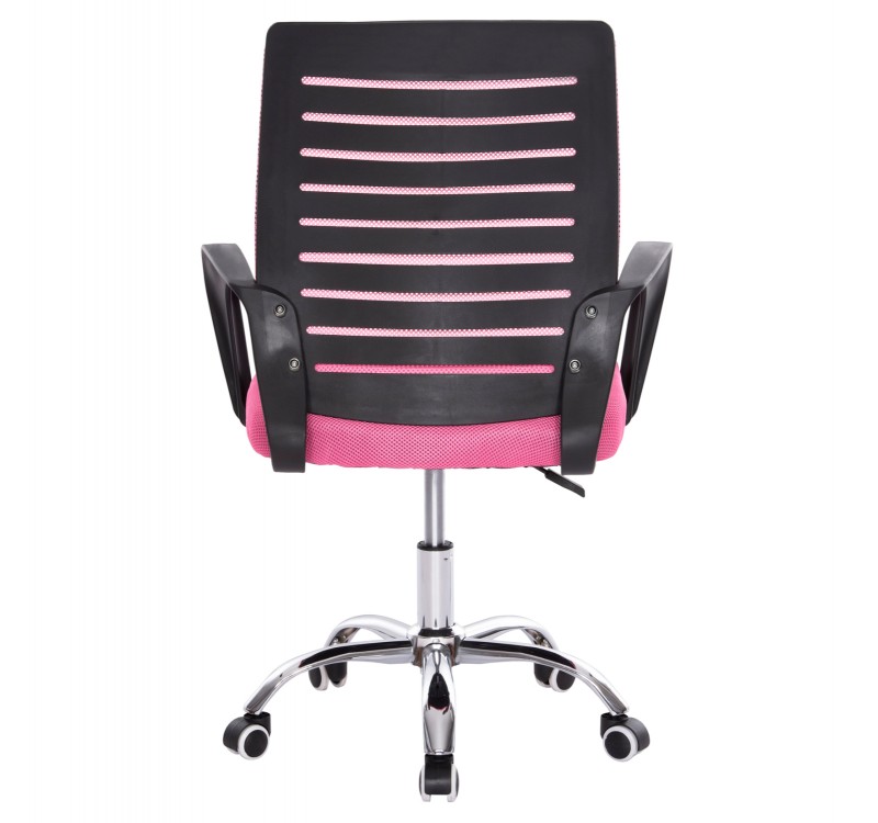 ΚΑΡΕΚΛΑ ΓΡΑΦΕΙΟΥ TRAIL HM1192.35 ΡΟΖ MESH-ΠΟΔΙ ΧΡΩΜΙΟΥ 62x51x98Υεκ.