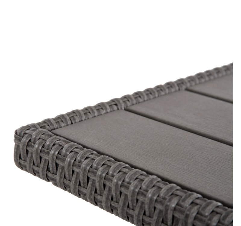 ΣΕΤ ΣΑΛΟΝΙ ΓΩΝΙΑ & ΤΡΑΠΕΖΙ CARSON HM6078.01 ΓΚΡΙ ΣΥΝΘ.RATTAN-ΜΑΞΙΛΑΡΙΑ