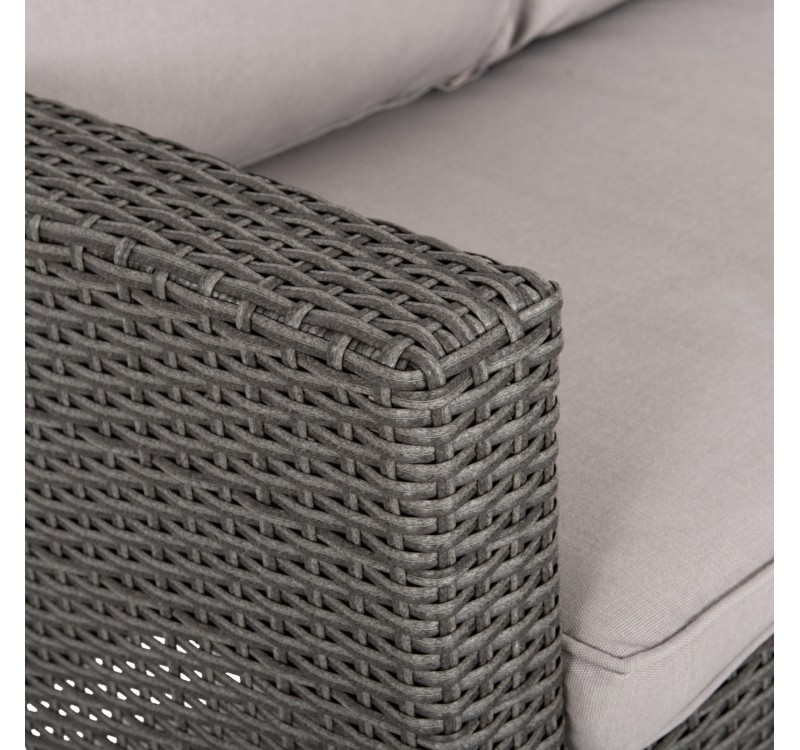 ΣΕΤ ΣΑΛΟΝΙ ΓΩΝΙΑ & ΤΡΑΠΕΖΙ CARSON HM6078.01 ΓΚΡΙ ΣΥΝΘ.RATTAN-ΜΑΞΙΛΑΡΙΑ