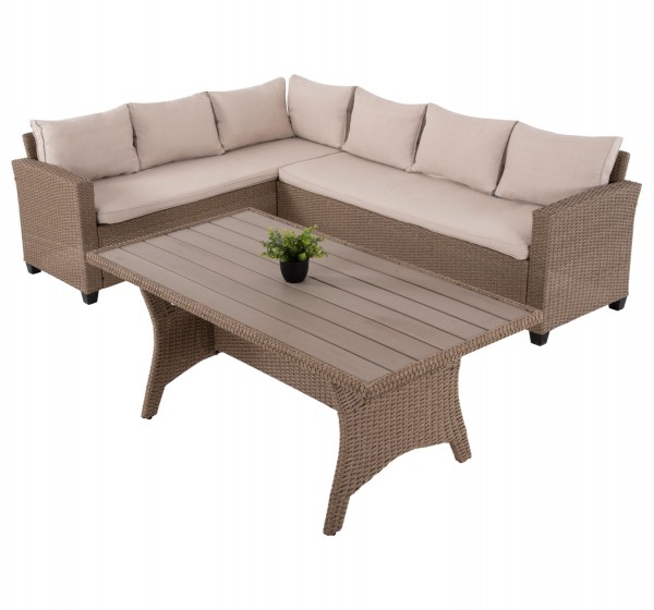 ΣΕΤ ΣΑΛΟΝΙ ΓΩΝΙΑ & ΤΡΑΠΕΖΙ CARSON HM6078.02 ΜΟΚΑ ΣΥΝΘ.RATTAN-ΜΑΞΙΛΑΡΙΑ