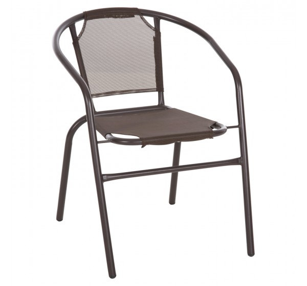 ΠΟΛΥΘΡΟΝΑ ΕΞ.ΧΩΡΟΥ LEDAN HM5977.02 ΜΕΤΑΛΛO & TEXTILENE ΚΑΦΕ 55x58x72Υεκ.