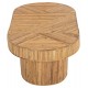 ΤΡΑΠΕΖΙ ΣΑΛΟΝΙΟΥ GATSBY ΟΒΑΛ TOP HM9870 RATTAN ΧΡΩΜΑ ΦΥΣΙΚΟ 110x59x39Υεκ.