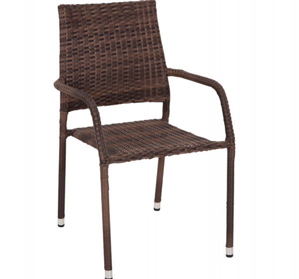 ΠΟΛΥΘΡΟΝΑ ΕΞΩΤ.ΧΩΡΟΥ MORNER HM6074.01 ΜΕΤΑΛΛΟ ΜΕ ΕΠΕΝΔΥΣΗ ΚΑΦΕ WICKER 55x58x87Υεκ