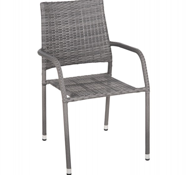 ΠΟΛΥΘΡΟΝΑ ΕΞΩΤ.ΧΩΡΟΥ MORNER HM6074.02 ΜΕΤΑΛΛΟ ΜΕ ΕΠΕΝΔΥΣΗ ΓΚΡΙ WICKER 55x58x87Υεκ