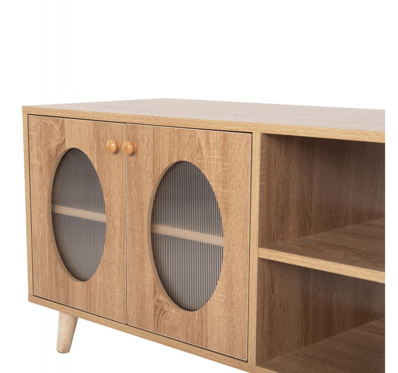 ΕΠΙΠΛΟ ΤΗΛΕΟΡΑΣΗΣ RILLION HM9879 ΜΕΛΑΜΙΝΗ ΣΕ SONAMA 120x40x50Yεκ
