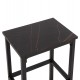 ΣΕΤ ΤΡΑΠΕΖΑΡΙΑ ΜΠΑΡ 5ΤΜΧ BOXY HM9882.13 ΜΑΥΡΟ ΜΕΤΑΛΛΟ-ΜΕΛΑΜΙΝΗ ΜΑΥΡΟ ΜΑΡΜΑΡΟ