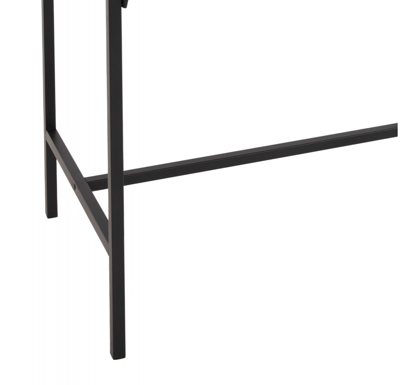 ΣΕΤ ΤΡΑΠΕΖΑΡΙΑ ΜΠΑΡ 5ΤΜΧ BOXY HM9882.13 ΜΑΥΡΟ ΜΕΤΑΛΛΟ-ΜΕΛΑΜΙΝΗ ΜΑΥΡΟ ΜΑΡΜΑΡΟ