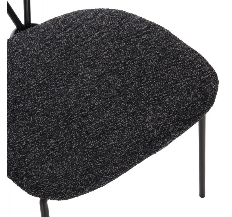 ΚΑΡΕΚΛΑ DORY HM9855.04 ΜΕΤΑΛΛΙΚΟΣ ΣΚΕΛΕΤΟΣ ΜΑΥΡΟΣ-ΣΚΟΥΡΟ ΓΚΡΙ ΥΦΑΣΜΑ 48,5x61x76Υεκ.