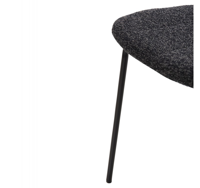 ΚΑΡΕΚΛΑ DORY HM9855.04 ΜΕΤΑΛΛΙΚΟΣ ΣΚΕΛΕΤΟΣ ΜΑΥΡΟΣ-ΣΚΟΥΡΟ ΓΚΡΙ ΥΦΑΣΜΑ 48,5x61x76Υεκ.