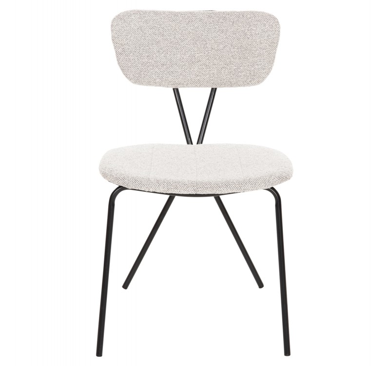 ΚΑΡΕΚΛΑ DORY HM9855.03 ΜΕΤΑΛΛΙΚΟΣ ΣΚΕΛΕΤΟΣ ΜΑΥΡΟΣ-ΑΝΟΙΧΤΟ ΓΚΡΙ ΥΦΑΣΜΑ 48,5x61x76Υεκ.