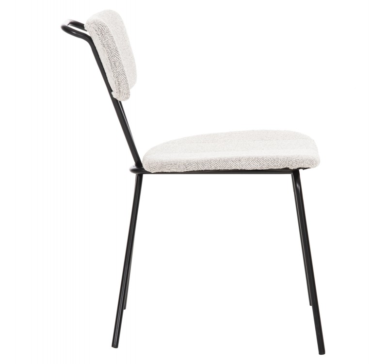 ΚΑΡΕΚΛΑ DORY HM9855.03 ΜΕΤΑΛΛΙΚΟΣ ΣΚΕΛΕΤΟΣ ΜΑΥΡΟΣ-ΑΝΟΙΧΤΟ ΓΚΡΙ ΥΦΑΣΜΑ 48,5x61x76Υεκ.