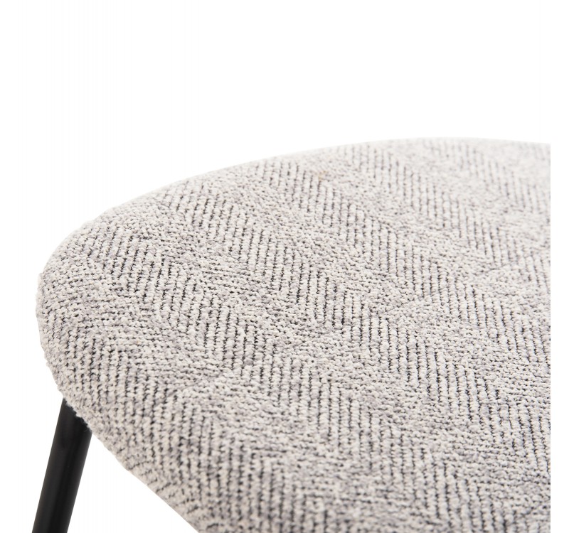 ΚΑΡΕΚΛΑ DORY HM9855.03 ΜΕΤΑΛΛΙΚΟΣ ΣΚΕΛΕΤΟΣ ΜΑΥΡΟΣ-ΑΝΟΙΧΤΟ ΓΚΡΙ ΥΦΑΣΜΑ 48,5x61x76Υεκ.