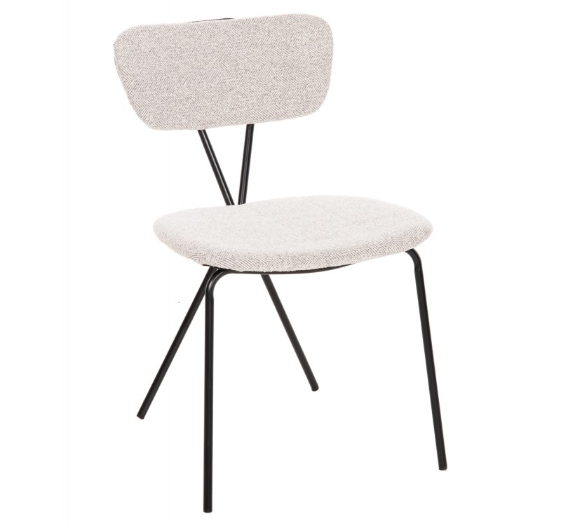 ΚΑΡΕΚΛΑ DORY HM9855.03 ΜΕΤΑΛΛΙΚΟΣ ΣΚΕΛΕΤΟΣ ΜΑΥΡΟΣ-ΑΝΟΙΧΤΟ ΓΚΡΙ ΥΦΑΣΜΑ 48,5x61x76Υεκ.