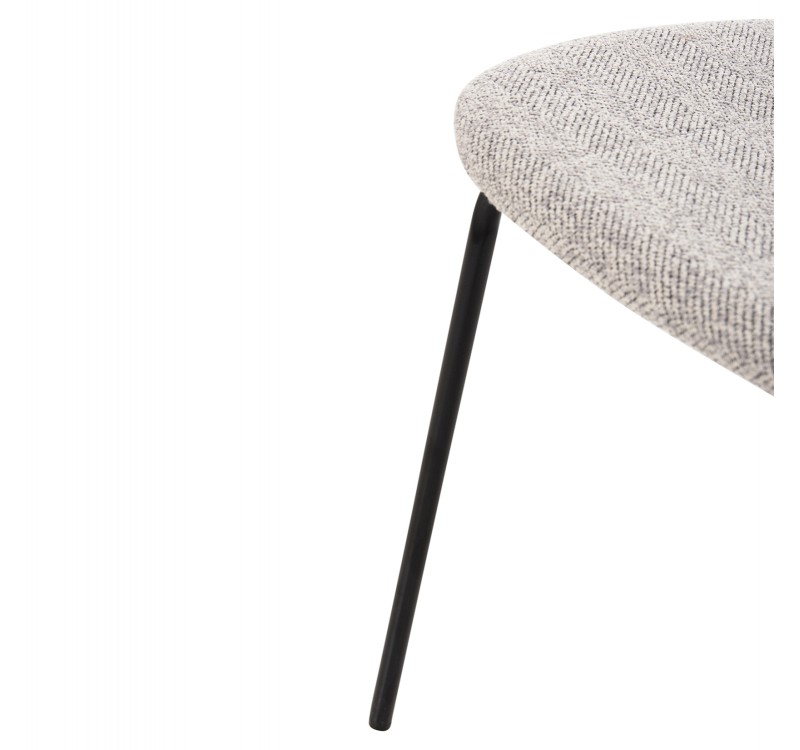 ΚΑΡΕΚΛΑ DORY HM9855.03 ΜΕΤΑΛΛΙΚΟΣ ΣΚΕΛΕΤΟΣ ΜΑΥΡΟΣ-ΑΝΟΙΧΤΟ ΓΚΡΙ ΥΦΑΣΜΑ 48,5x61x76Υεκ.