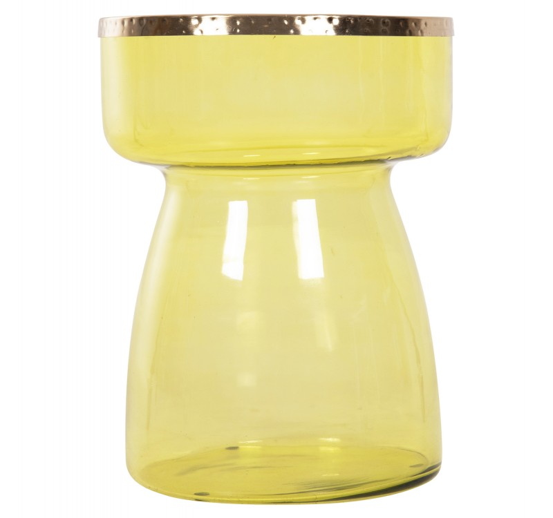 ΒΟΗΘΗΤΙΚΟ ΤΡΑΠΕΖΑΚΙ RANE HM9731 ΓΥΑΛΙ ΠΡΑΣΙΝΩΠΟ-ΧΡΥΣΟ ΜΕΤΑΛΛΟ TOP Φ36x47Υεκ.