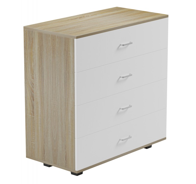 ΣΥΡΤΑΡΙΕΡΑ ΜΕΛΑΜΙΝΗΣ THORG ME 4 ΣΥΡΤΑΡΙΑ SONAMA-ΛΕΥΚΟ HM8996.04 80x40x83Yεκ.