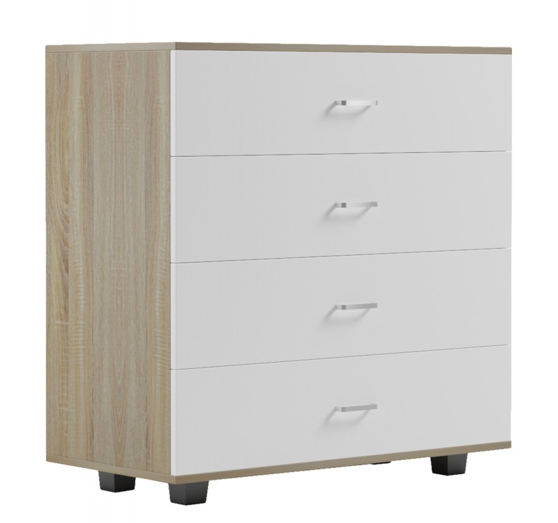 ΣΥΡΤΑΡΙΕΡΑ ΜΕΛΑΜΙΝΗΣ THORG ME 4 ΣΥΡΤΑΡΙΑ SONAMA-ΛΕΥΚΟ HM8996.04 80x40x83Yεκ.