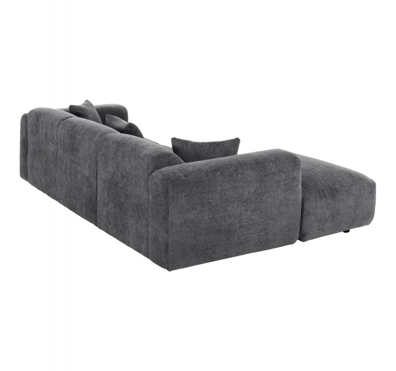 ΚΑΝΑΠΕΣ ΓΩΝΙΑ (ΑΡΙΣΤΕΡΗ) BRICKEN HM3275.04L ΑΝΘΡΑΚΙ ΥΦΑΣΜΑ 110-282x98-160x72Υεκ.