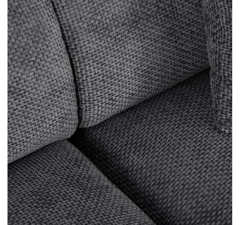 ΚΑΝΑΠΕΣ ΓΩΝΙΑ (ΑΡΙΣΤΕΡΗ) BRICKEN HM3275.04L ΑΝΘΡΑΚΙ ΥΦΑΣΜΑ 110-282x98-160x72Υεκ.