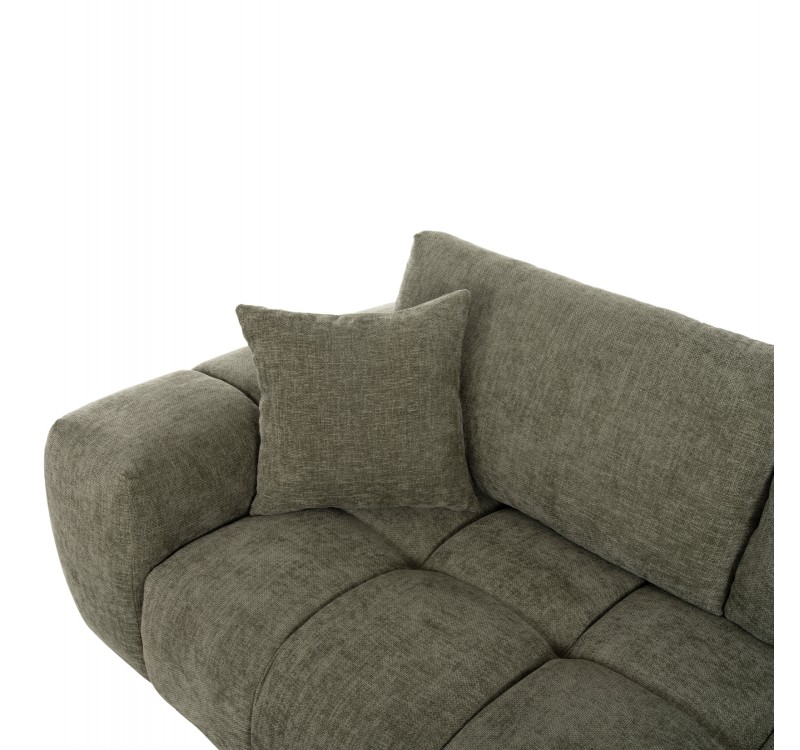 ΚΑΝΑΠΕΣ ΓΩΝΙΑ (ΔΕΞΙΑ) COVEN HM3266.04R ΠΡΑΣΙΝΟ ΥΦΑΣΜΑ 298x102-208x85Υεκ.