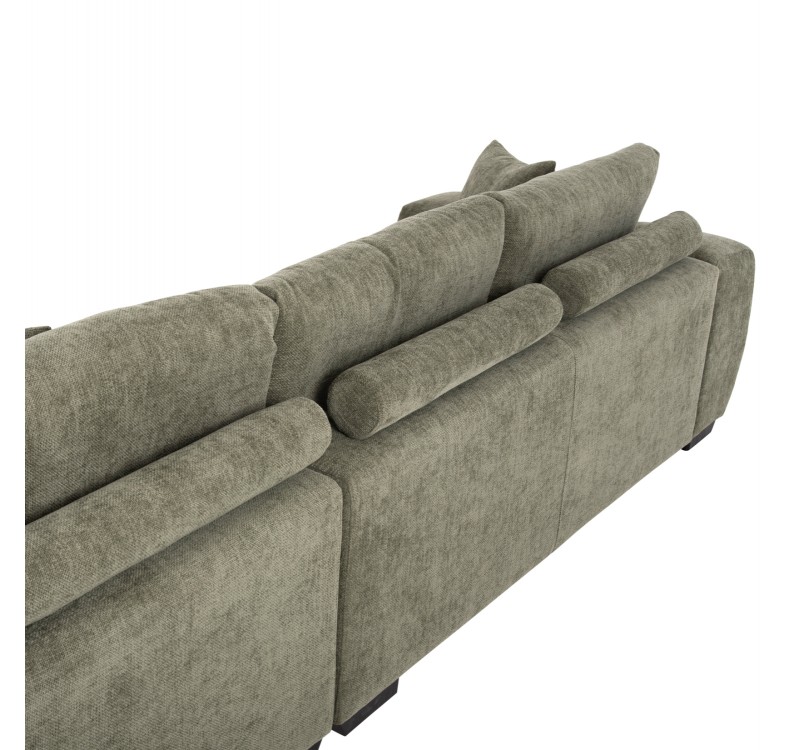 ΚΑΝΑΠΕΣ ΓΩΝΙΑ (ΔΕΞΙΑ) COVEN HM3266.04R ΠΡΑΣΙΝΟ ΥΦΑΣΜΑ 298x102-208x85Υεκ.