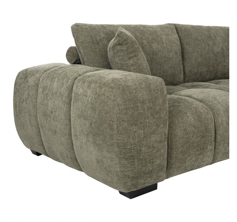 ΚΑΝΑΠΕΣ ΓΩΝΙΑ (ΔΕΞΙΑ) COVEN HM3266.04R ΠΡΑΣΙΝΟ ΥΦΑΣΜΑ 298x102-208x85Υεκ.