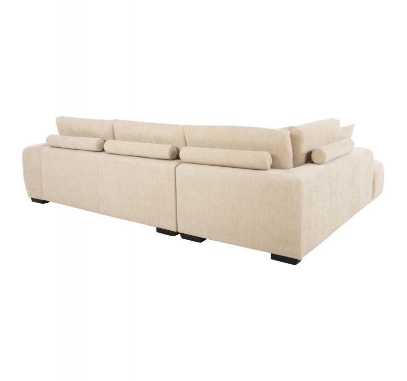 ΚΑΝΑΠΕΣ ΓΩΝΙΑ (ΑΡΙΣΤΕΡΗ) COVEN HM3266.01L ΕΚΡΟΥ ΥΦΑΣΜΑ 298x102-208x85Υεκ.