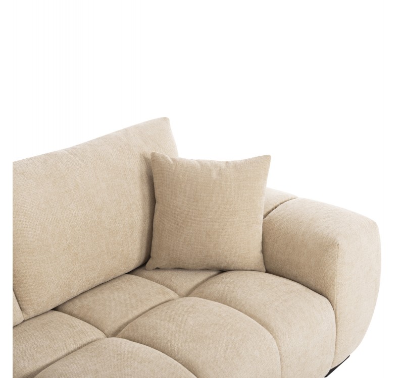 ΚΑΝΑΠΕΣ ΓΩΝΙΑ (ΑΡΙΣΤΕΡΗ) COVEN HM3266.01L ΕΚΡΟΥ ΥΦΑΣΜΑ 298x102-208x85Υεκ.