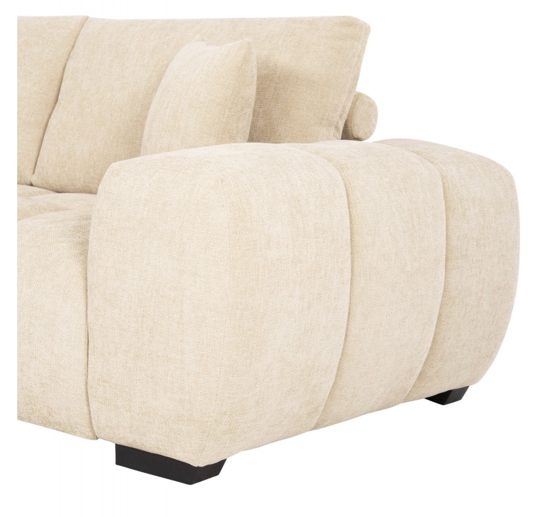 ΚΑΝΑΠΕΣ ΓΩΝΙΑ (ΑΡΙΣΤΕΡΗ) COVEN HM3266.01L ΕΚΡΟΥ ΥΦΑΣΜΑ 298x102-208x85Υεκ.