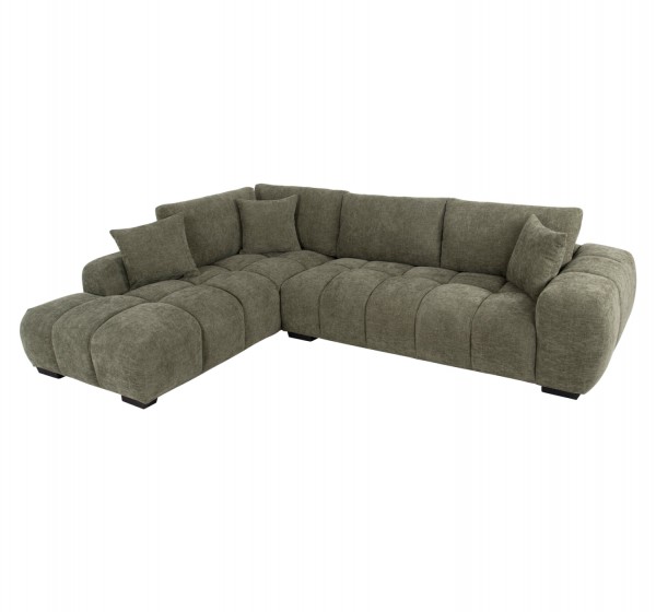 ΚΑΝΑΠΕΣ ΓΩΝΙΑ (ΑΡΙΣΤΕΡΗ) COVEN HM3266.04L ΠΡΑΣΙΝΟ ΥΦΑΣΜΑ 298x102-208x85Υεκ.