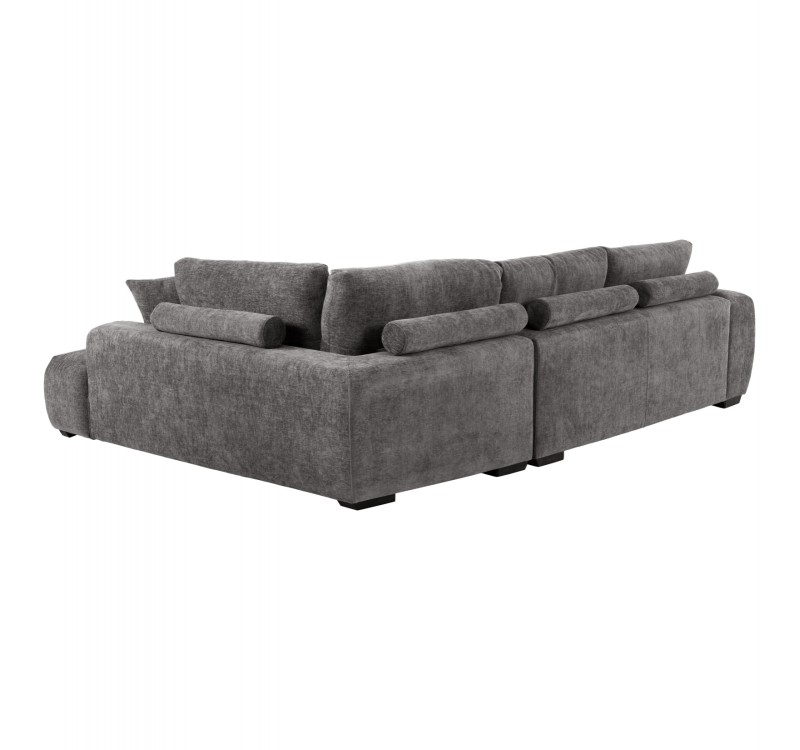 ΚΑΝΑΠΕΣ ΓΩΝΙΑ (ΔΕΞΙΑ) COVEN HM3266.03R ΣΚΟΥΡΟ ΓΚΡΙ ΥΦΑΣΜΑ 298x102-208x85Υεκ.