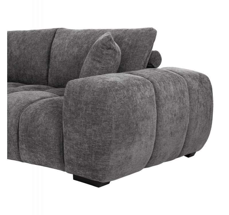 ΚΑΝΑΠΕΣ ΓΩΝΙΑ (ΑΡΙΣΤΕΡΗ) COVEN HM3266.03L ΣΚΟΥΡΟ ΓΚΡΙ ΥΦΑΣΜΑ 298x102-208x85Υεκ.