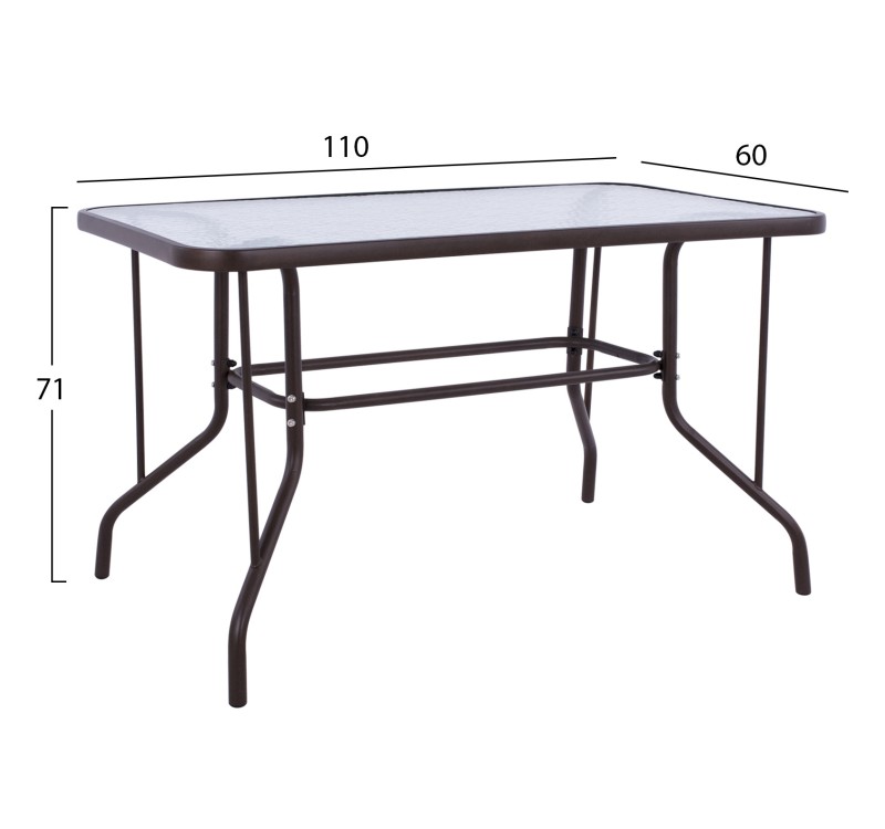 ΣΕΤ ΕΞ.ΧΩΡΟΥ 5ΤΜΧ MAG HM21033.02 ΤΡΑΠΕΖΙ ADAM & 4 ΠΤΥΣΣΟΜΕΝΕΣ ΚΑΡΕΚΛΕΣ-ΚΑΦΕ