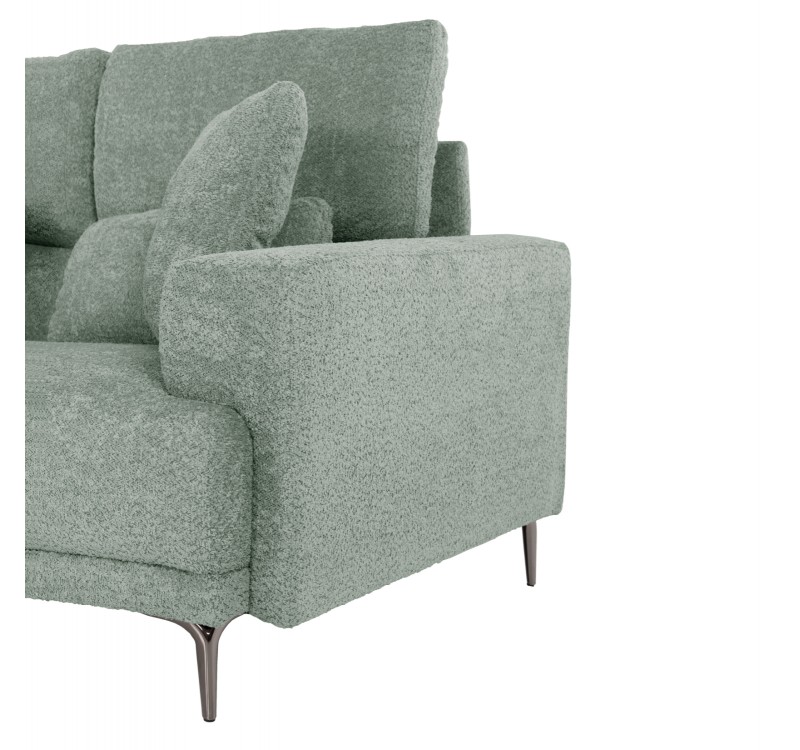 ΚΑΝΑΠΕΣ ΓΩΝΙΑ SYMMET HM3269.06 ΜΕΝΤΑ ΥΦΑΣΜΑ-ΑΝΘΡΑΚΙ ΠΟΔΙΑ 314x314x90-102Yεκ.